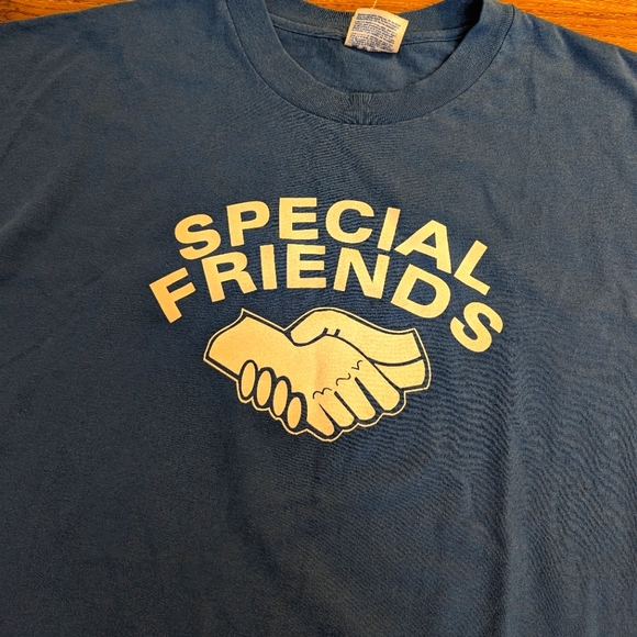 90'S Hanes Heavyweight Advertising T-shirt, Men's XL, Vintage cotton white type Vintage Second Hand